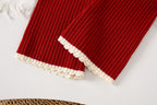 Conjunto Infantil Feminino de Tricô Inverno