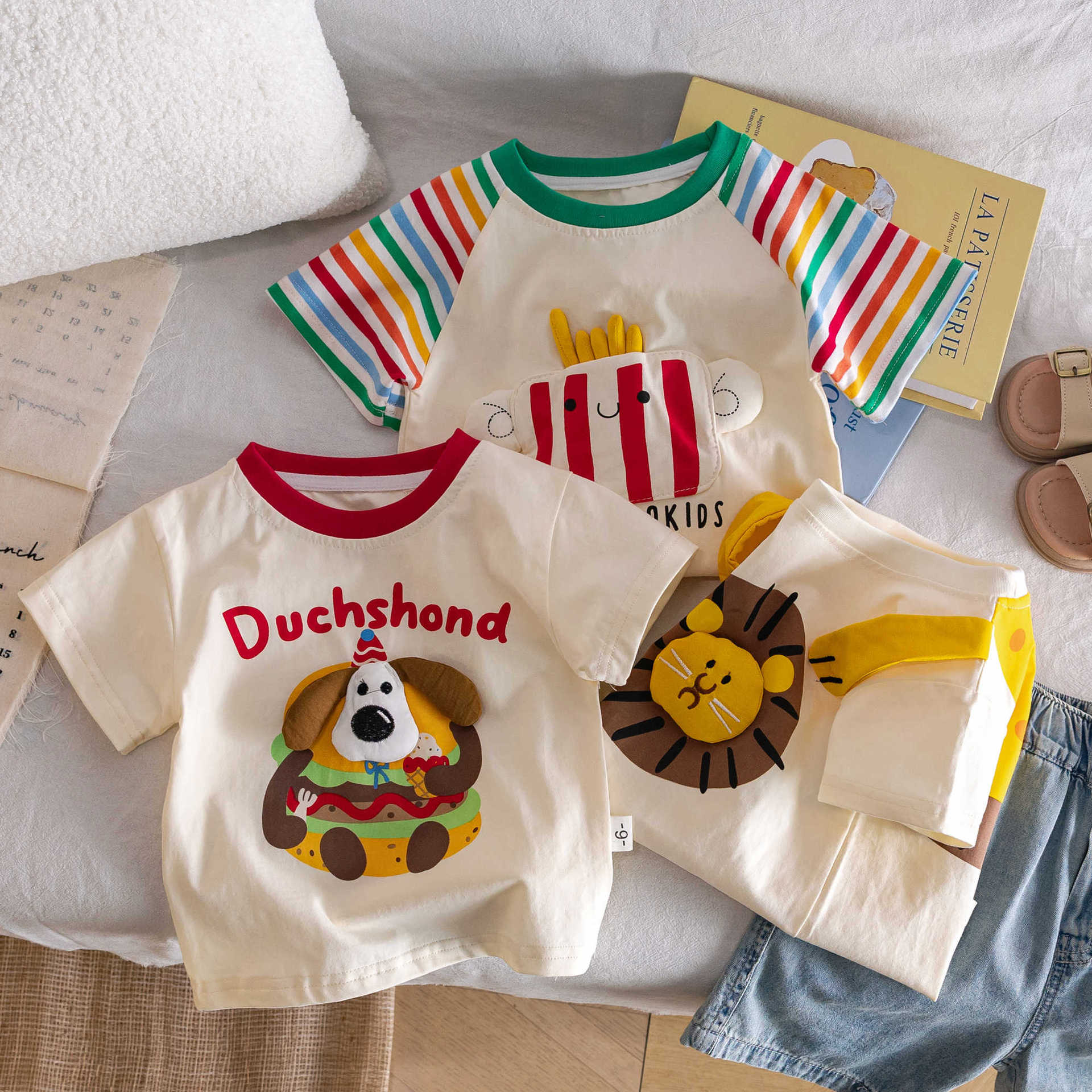Camiseta Infantil Cores Bichinhos