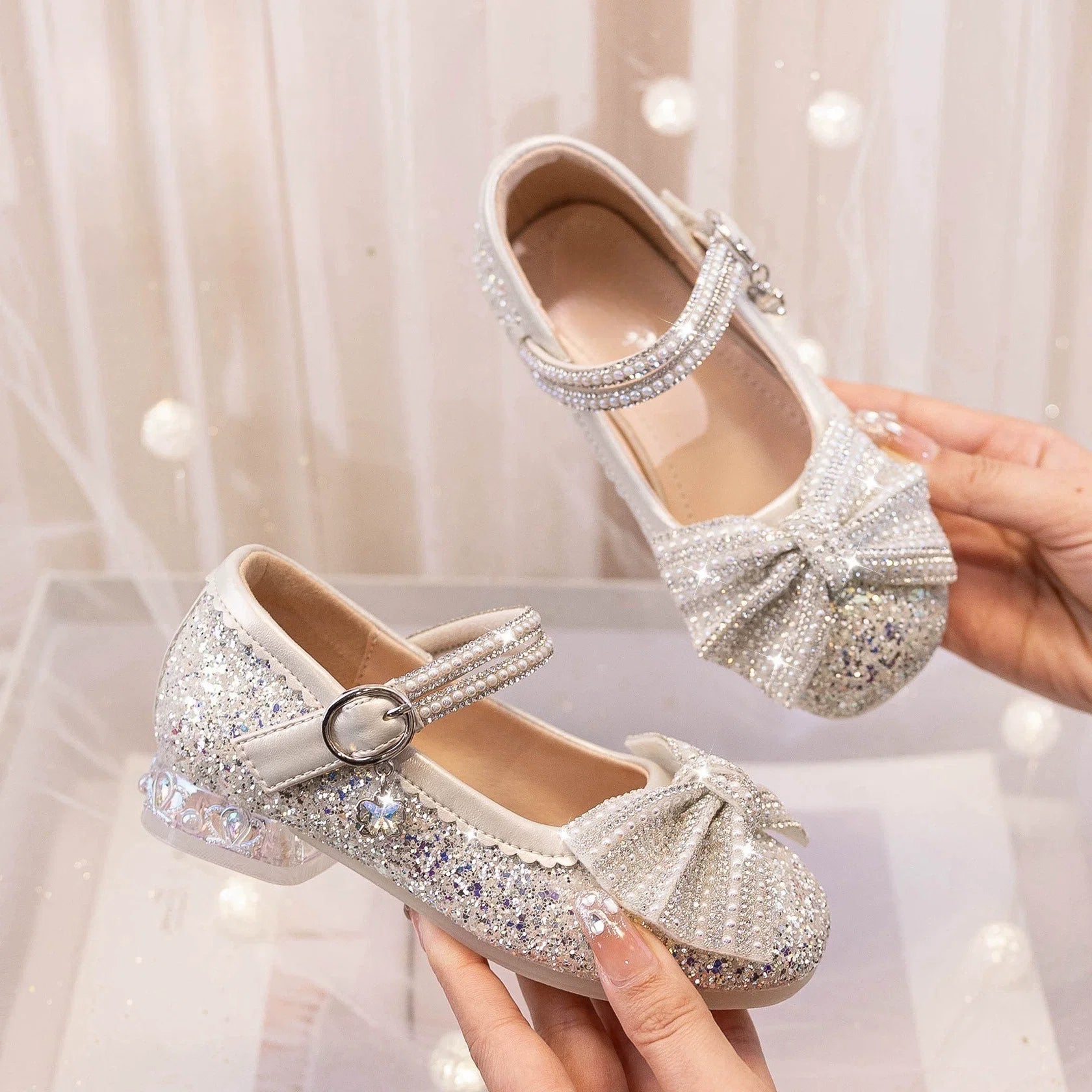 Sapato Infantil Feminino Princesa Brilhante