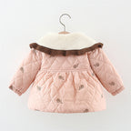 Casaco Infantil Feminino Flores