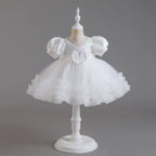 Vestido Infantil Bufante e Lacinho