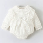 Body Infantil com Renda e Lacinho