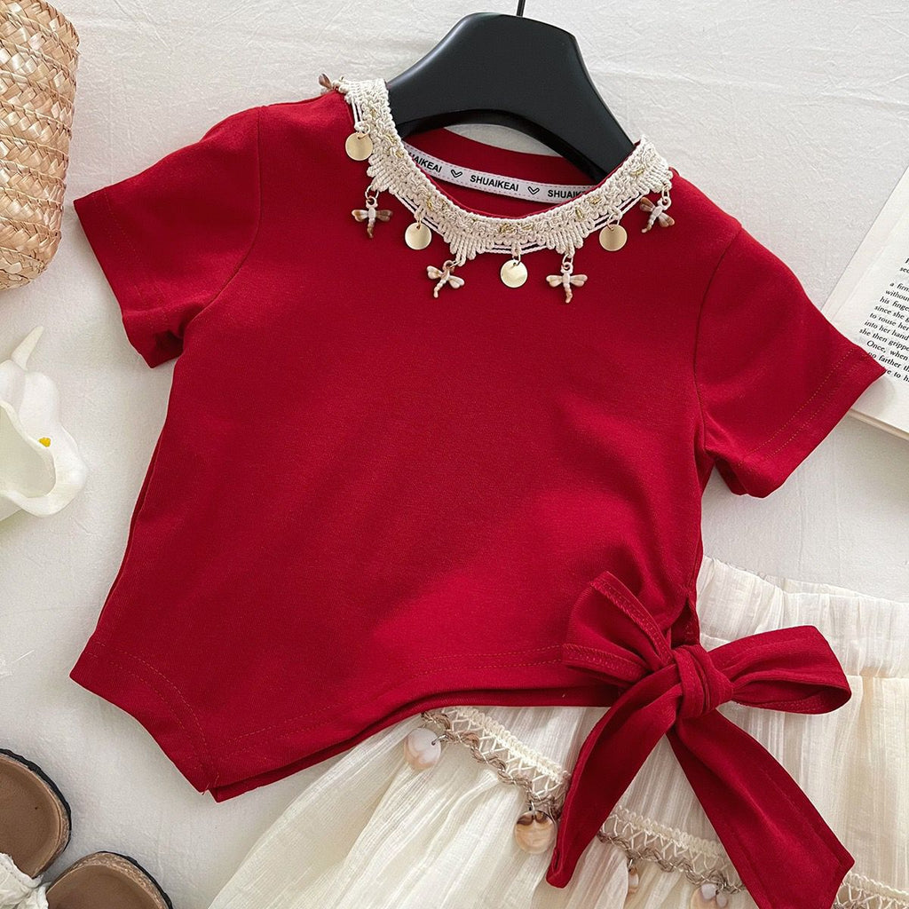Conjunto Infantil Feminino Pingentes