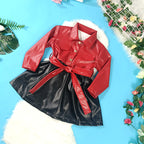 Vestido Infantil Couro Boutique