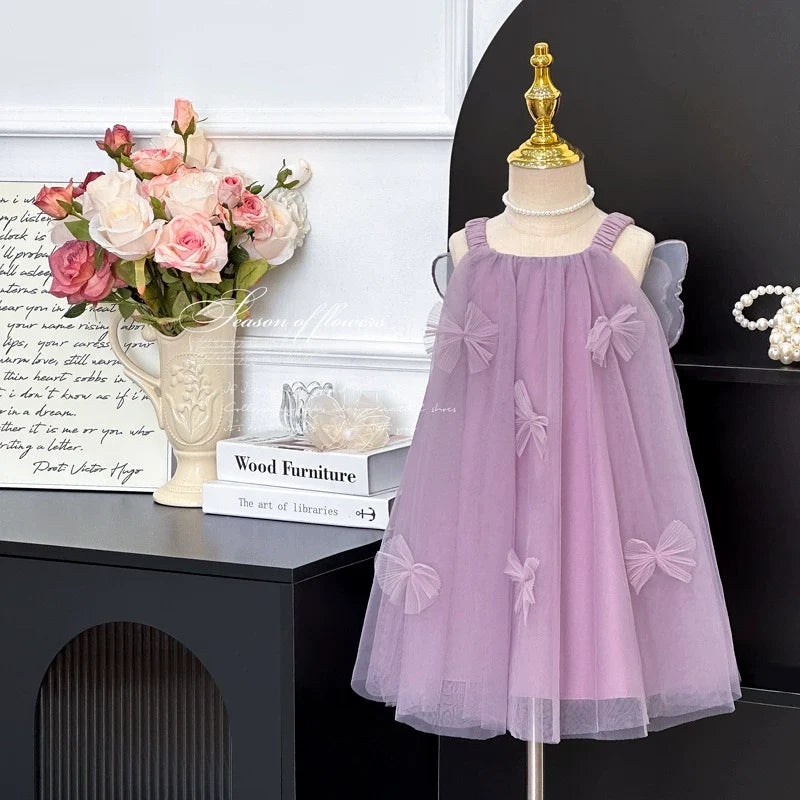 Vestido Infantil  Lacinhos com Asa