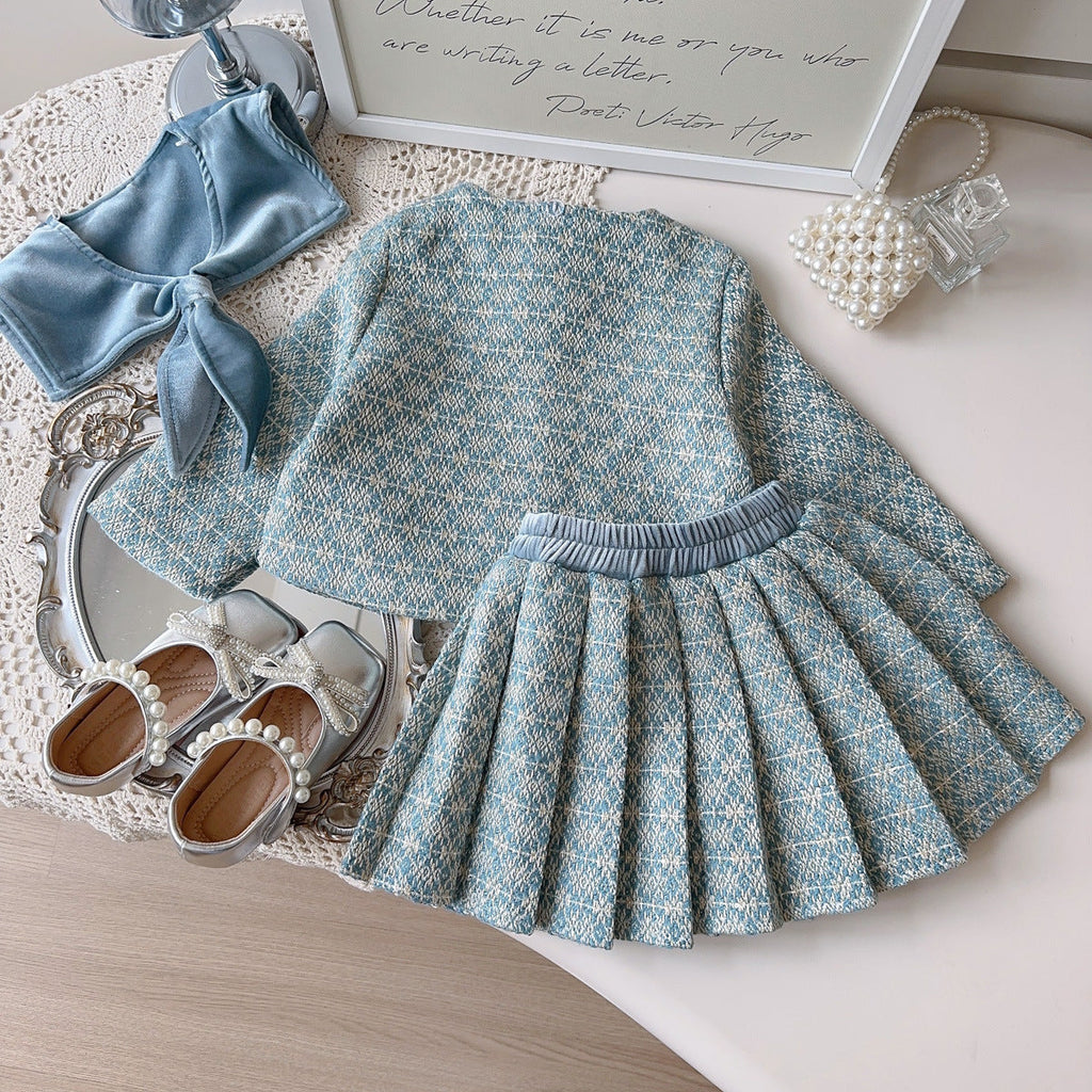 Conjunto Infantil Feminino Azul Boutique