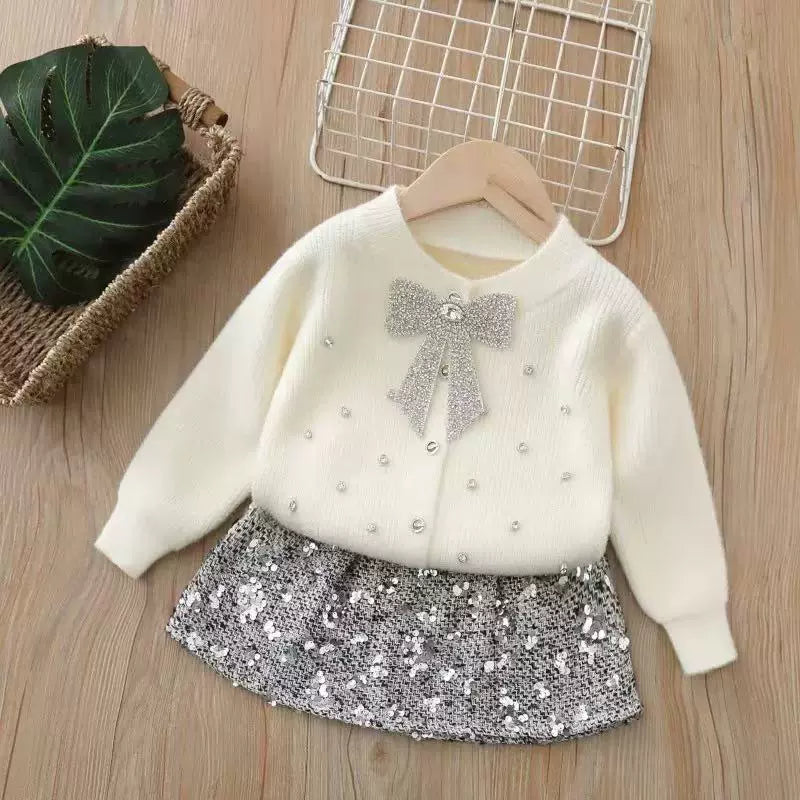Conjunto Infantil Brilhante Lacinho
