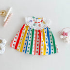 Body/Vestido Infantil Ursinhos Carinhosos