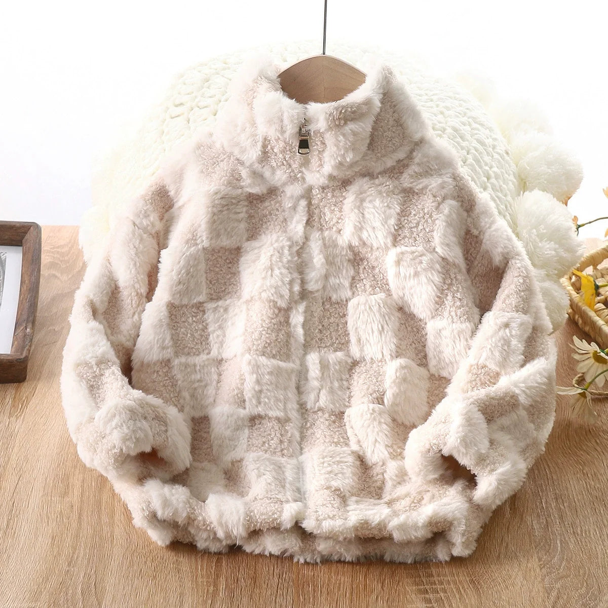 Casaco Infantil Plush com Zíper