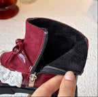 Bota Infantil Lacinho com Rendinha