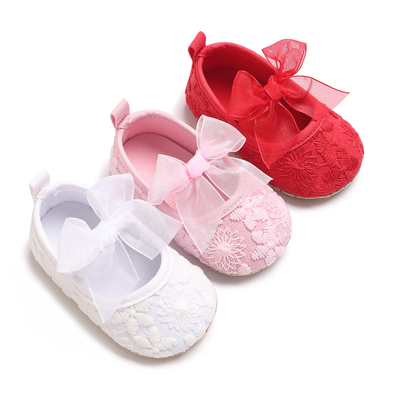 Sapato Infantil Rendado Lacinho