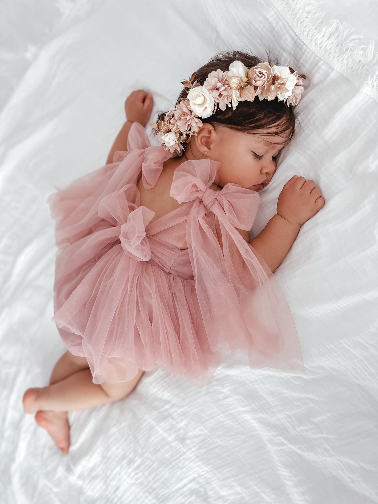 Body Vestidinho Infantil De Tule