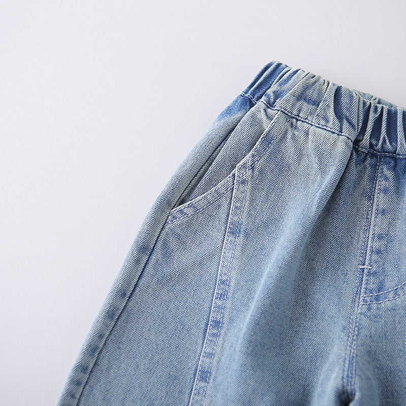 Conjunto Infantil Masculino Jeans 3 Peças
