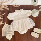 Body Infantil Feminino com Tule Rendado