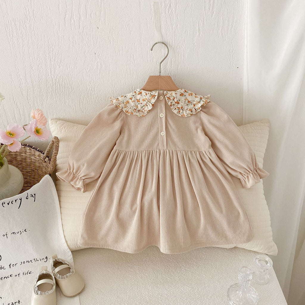 Vestido Infantil Gola Florzinhas