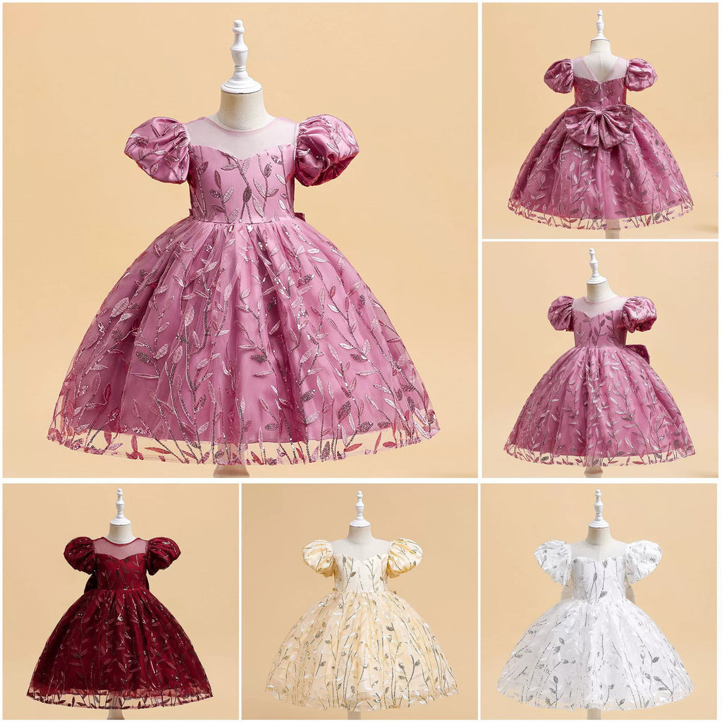 Vestido Infantil De Festa Floral