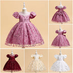 Vestido Infantil De Festa Floral