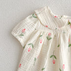 Body/ Conjunto Infantil Feminino Tulipas