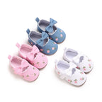 Sapato Infantil Florzinhas e Lacinho
