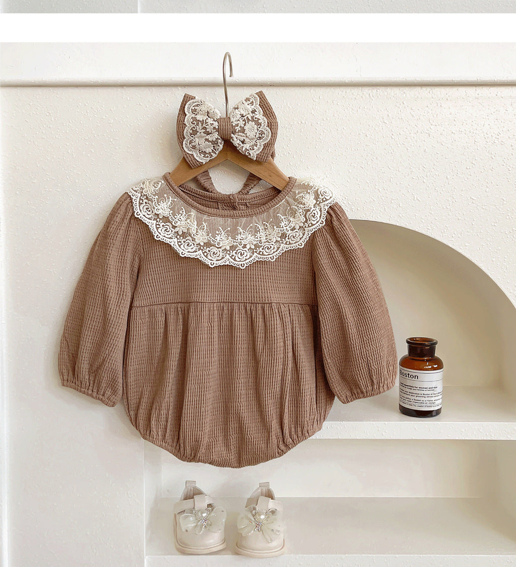 Body Infantil Feminino com Rendinha
