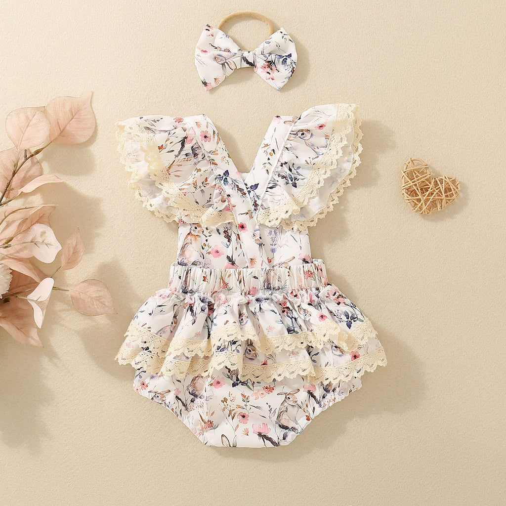 Body Infantil Feminino Coelhinhos