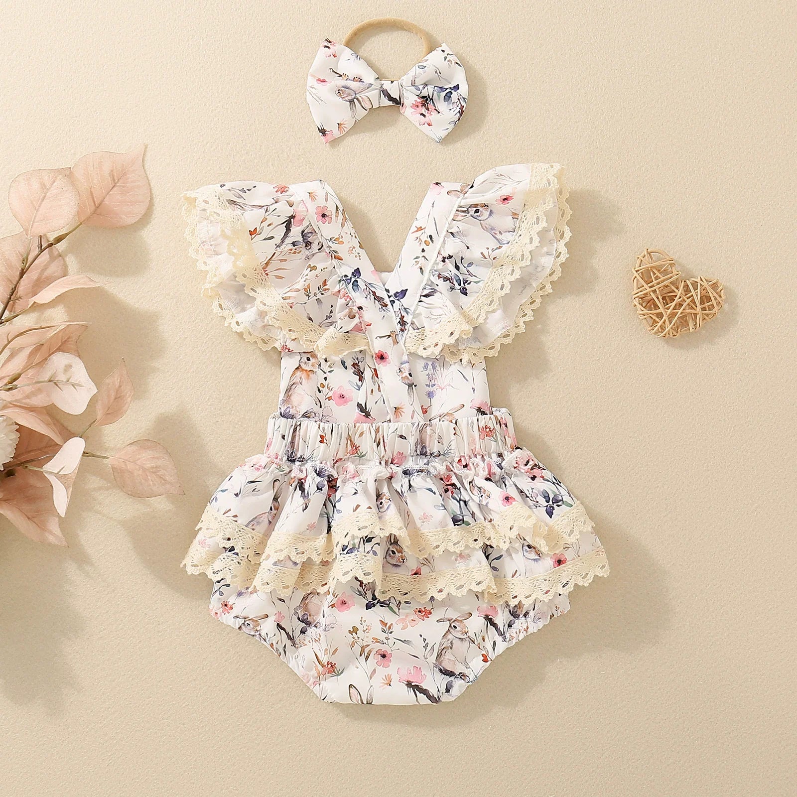Body Infantil Feminino Coelhinhos
