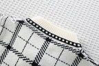 Conjunto Infantil Feminino Xadrez Lacinho