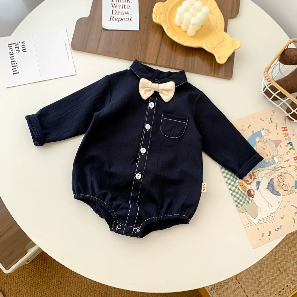 Body Infantil Gravatinha