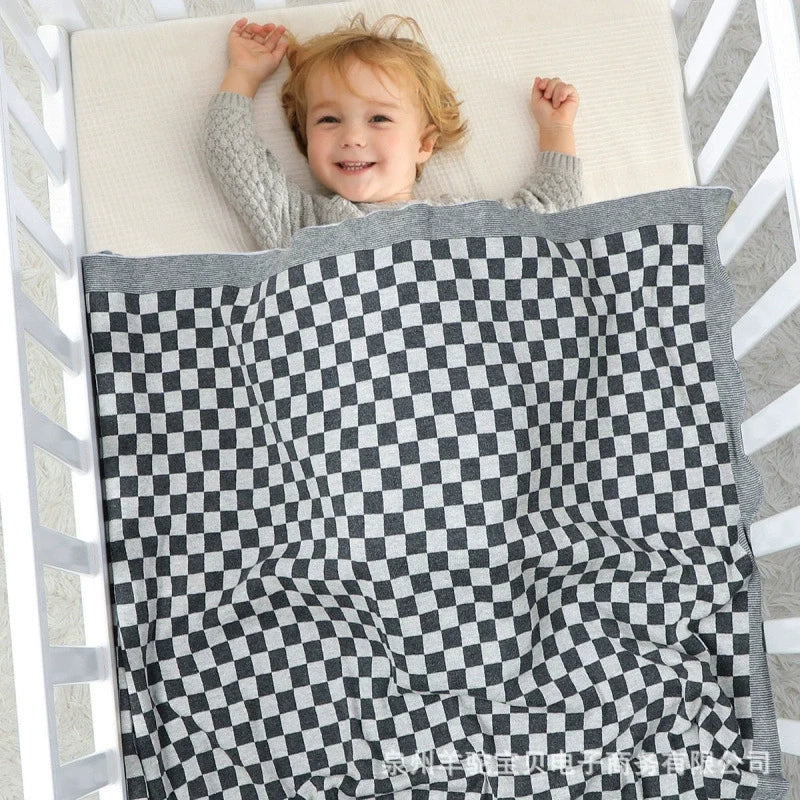 Manta Infantil Quadradinhos