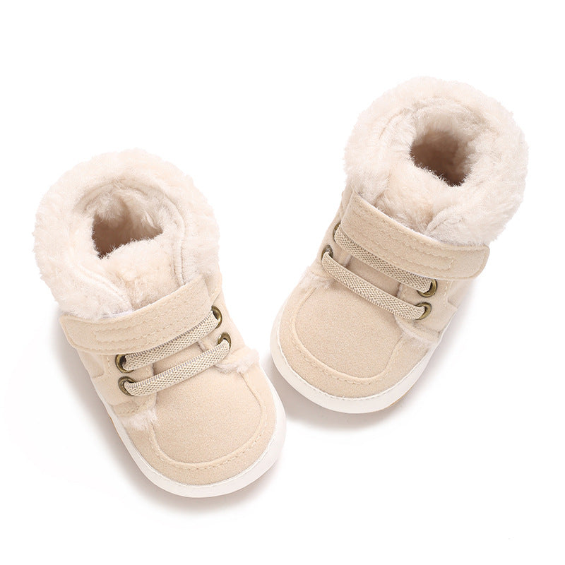 Bota Infantil Pelinhos e Velcro