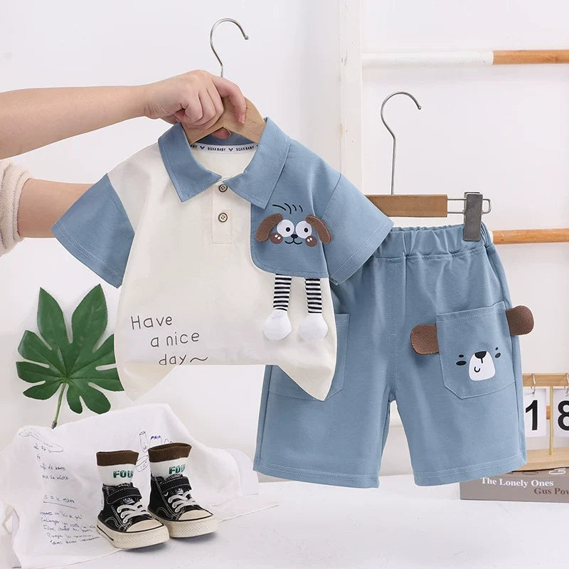 Conjunto Infantil Lístras Cachorrinho