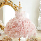 Vestido de Festa Floral Bordado