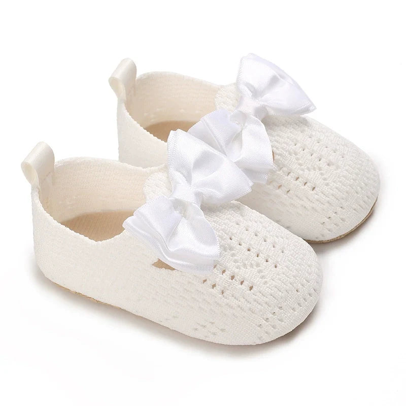 Sapato Infantil Tricô Lacinho