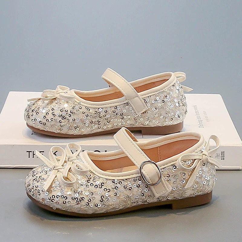 Sapato Infantil Brilhante Lacinhos