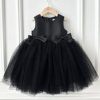 Vestido Infantil Cetim Lacinho