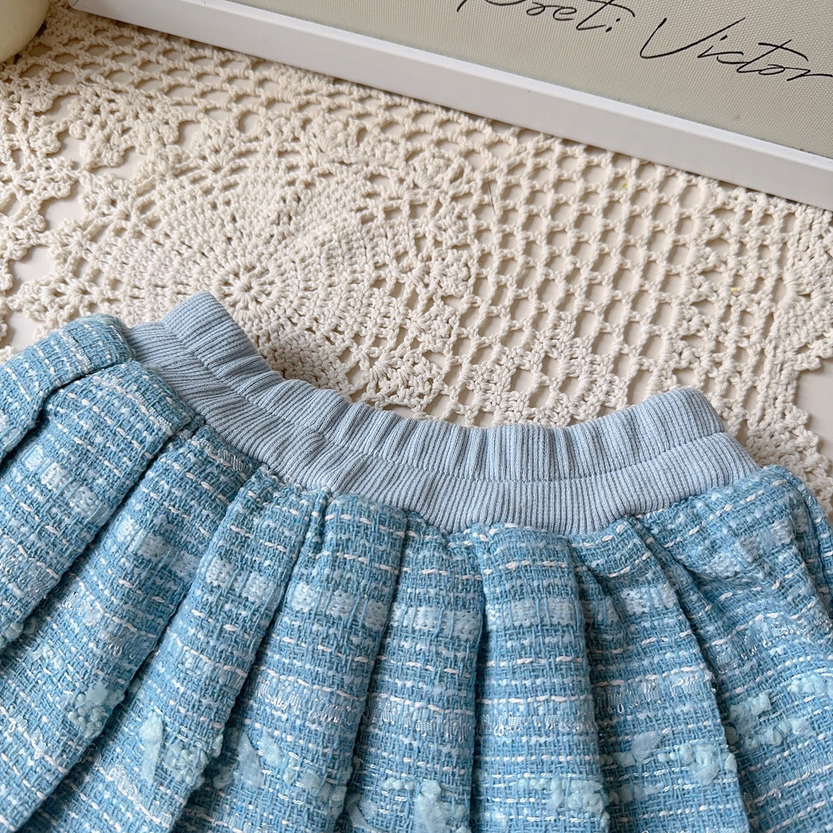 Conjunto Infantil 3 Peças Camisa e Tweed