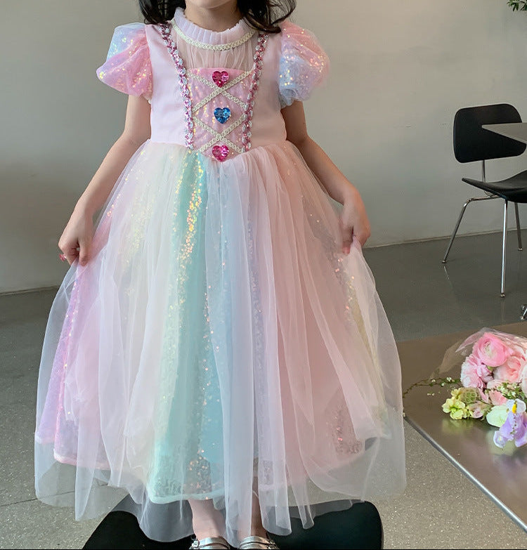 Vestido Infantil de Princesa Colors