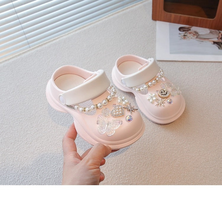 Crocks Infantil Feminino Emoji Borboleta