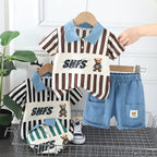 Conjunto Infantil Masculino Lístras Ursinho