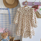 Vestido Infantil Flores Babadinhos