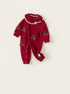Macacão Infantil Vermelho Cerejas