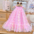 Vestido Infantil Tule Borboletinhas
