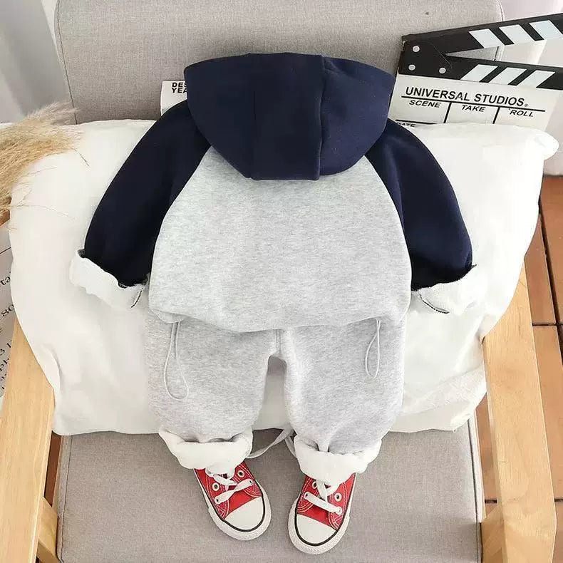Conjunto Infantil Masculino Polo Zípper
