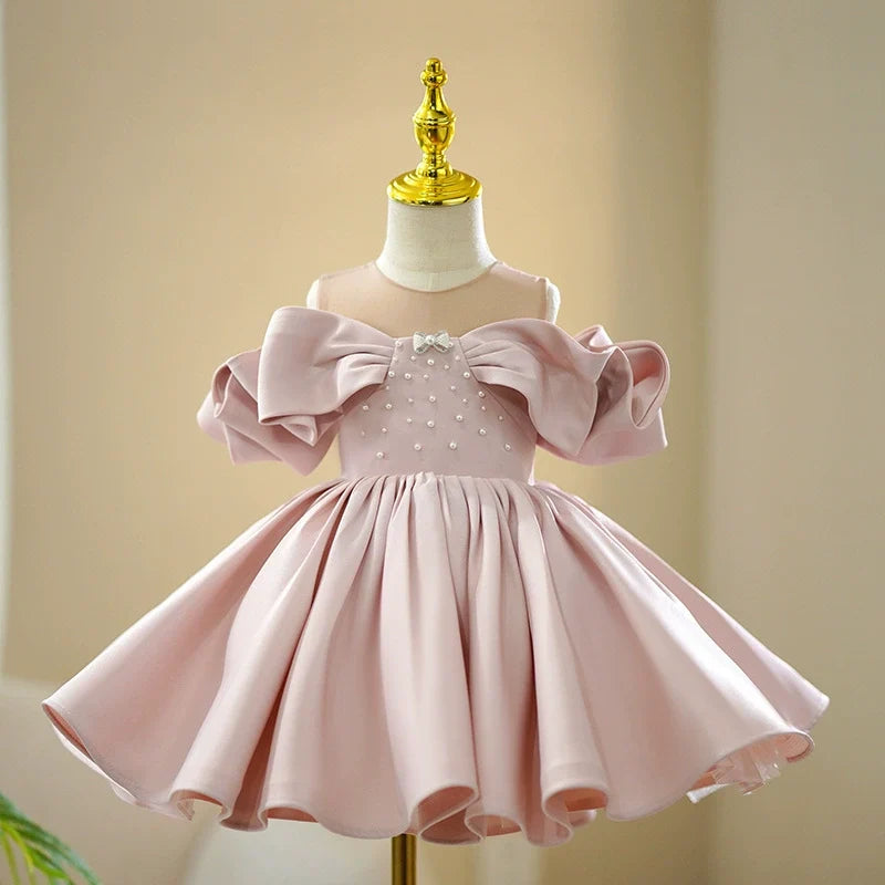Vestido de Festa Luxo Pérolas