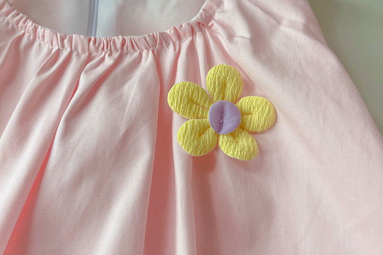 Vestido Infantil Verão Florzinhas