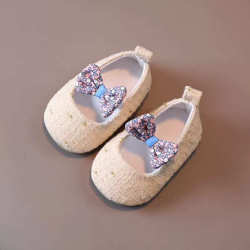 Sapato Infantil  Tweed Lacinho