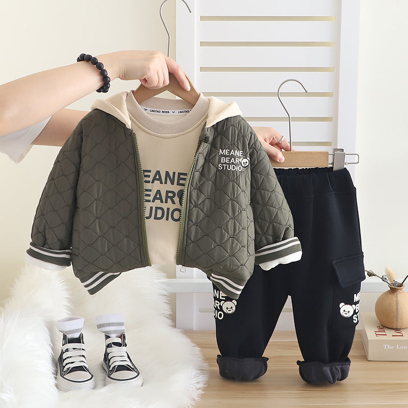 Conjunto Infantil Inverno 3 Peças Ursinho