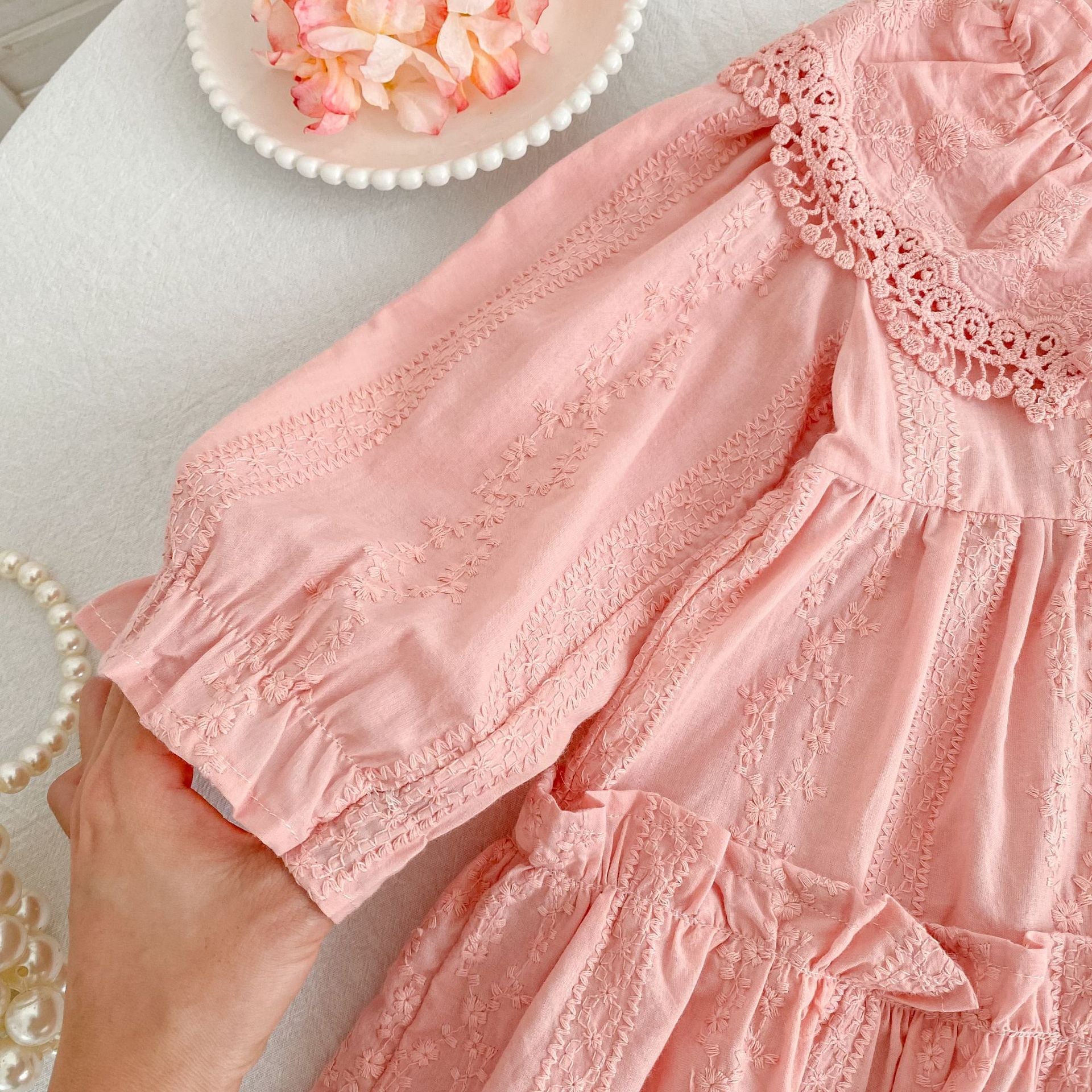 Vestido Infantil Rendado Golinha
