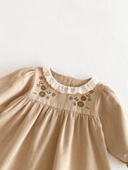 Vestido Infantil Bordadinho Florzinhas