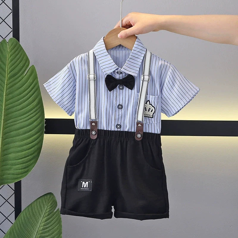 Conjunto Infantil Lístras Suspensório